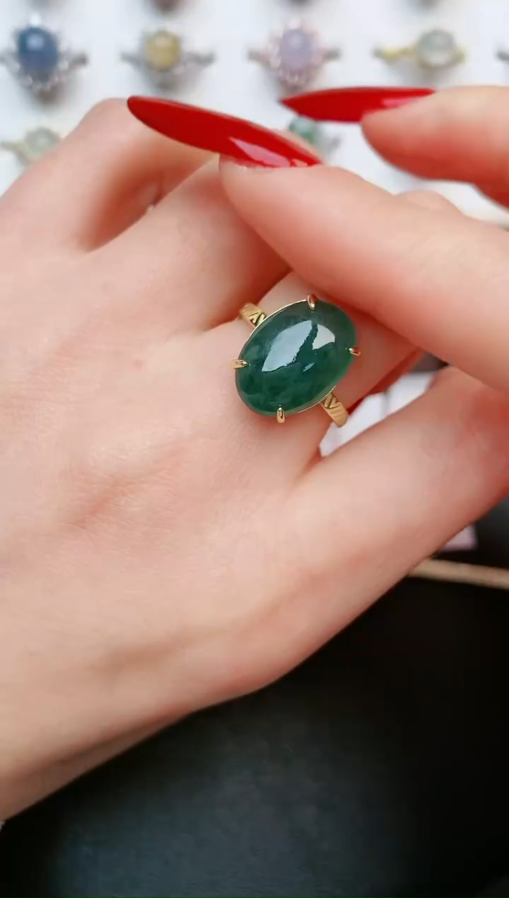 【闪购商品】翡翠戒指银S925镶嵌.....