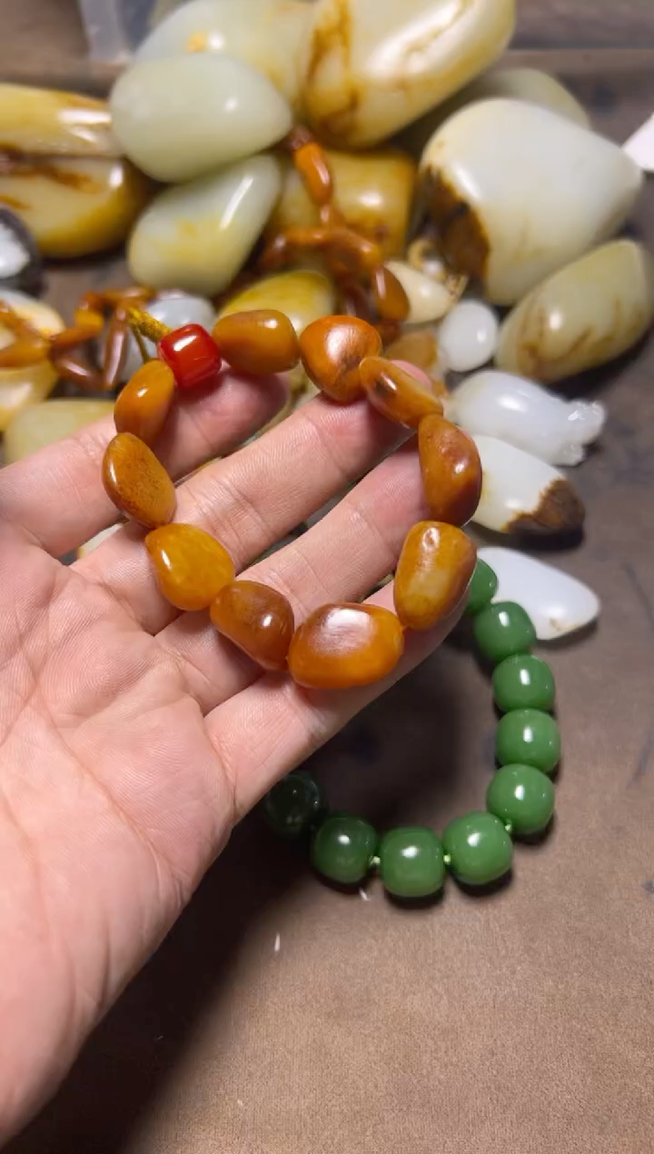 【闪购商品】和田玉挂件未镶嵌手链