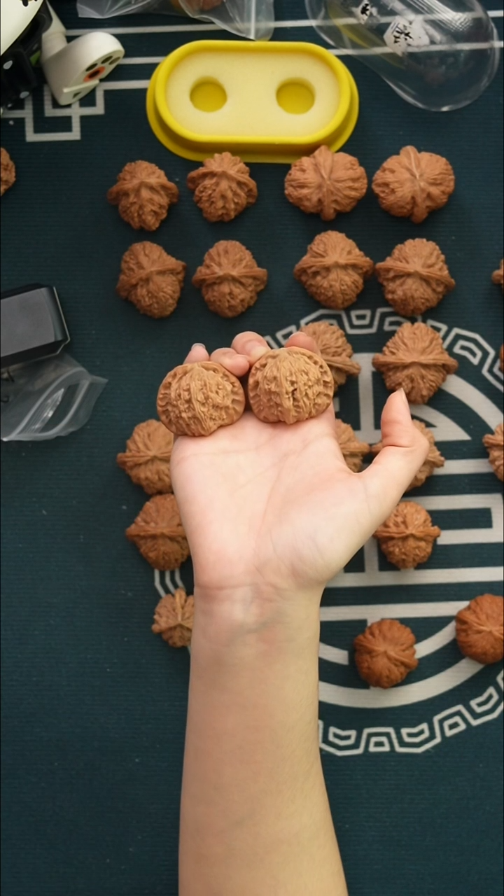 吊坠文玩核桃安**安闷白