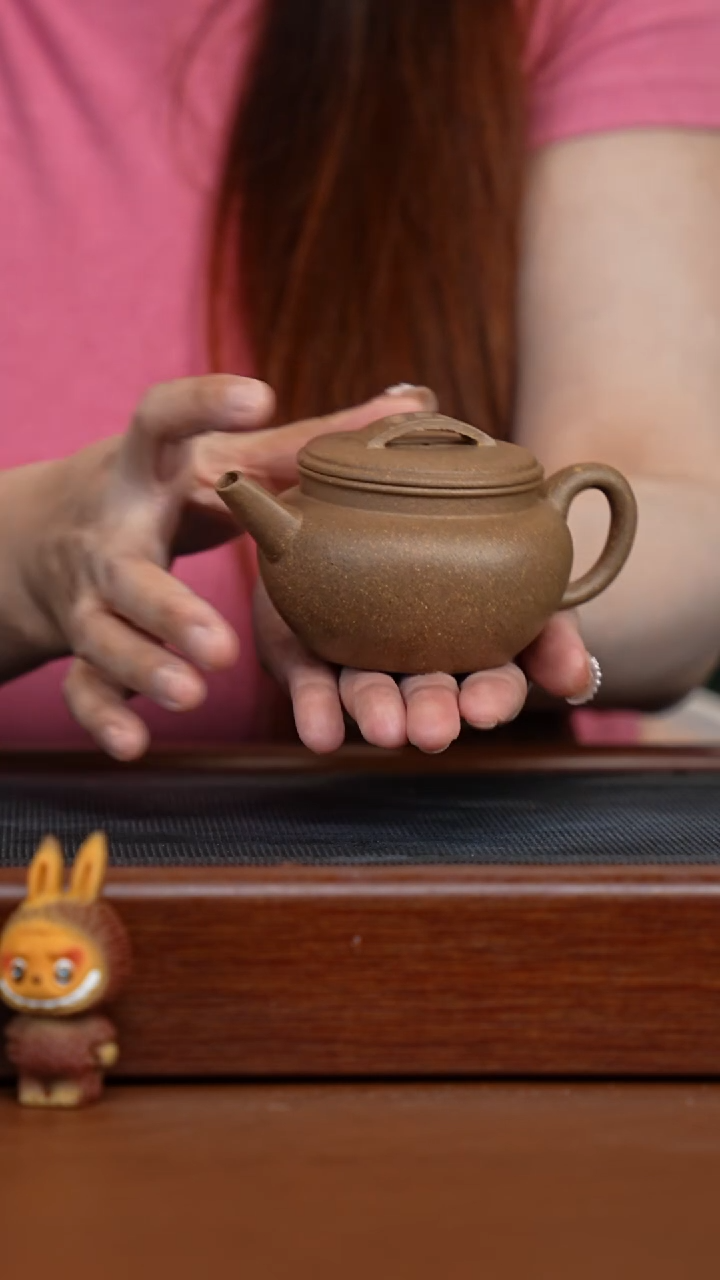 茶壶紫砂青降坡和合