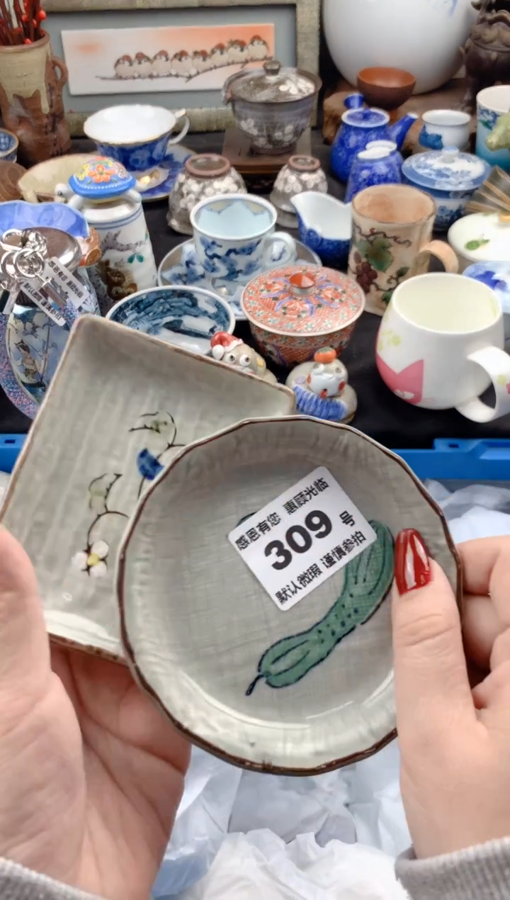【闪购商品】瓷片309号九姑娘工艺品瓷器