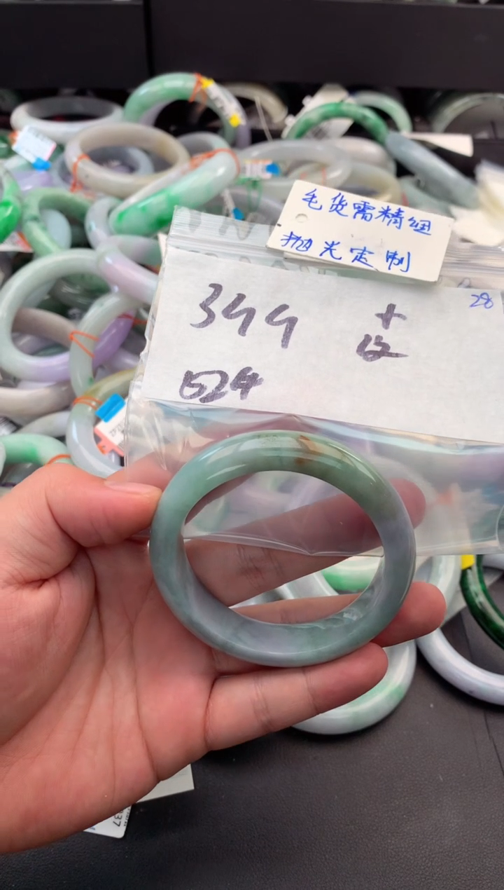 【闪购商品】定制翡翠未镶嵌毛货需精细抛光+多人