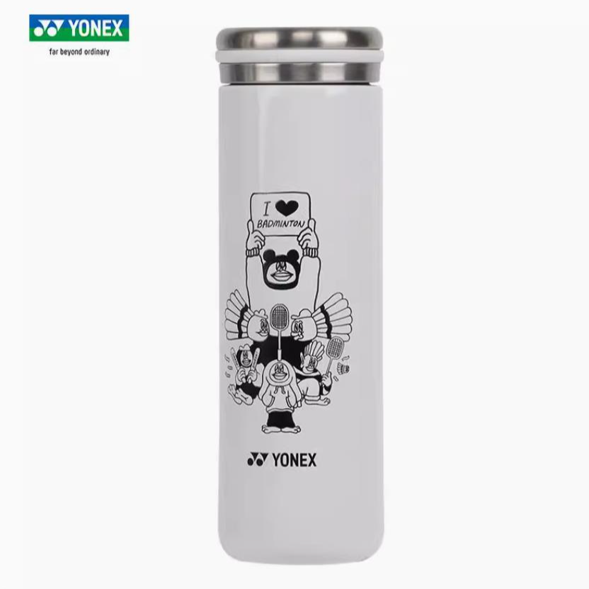 新品官方正品YONEX尤尼克斯保温杯AC013065CR不锈钢真空耐用yy