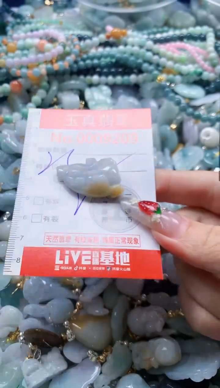 翡翠未镶嵌吊坠(不含链)9209