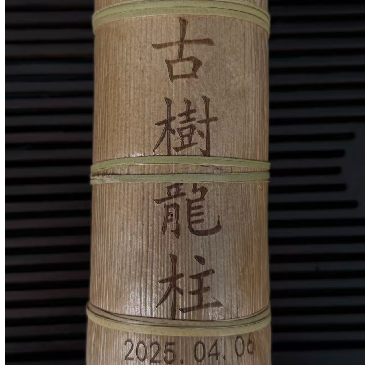 【2025年龙潭头春古树龙柱香妃500克】