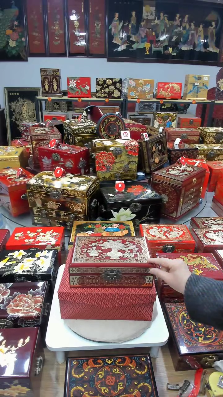 【闪购商品】23酒红双层铜丝贝壳镶嵌升级款