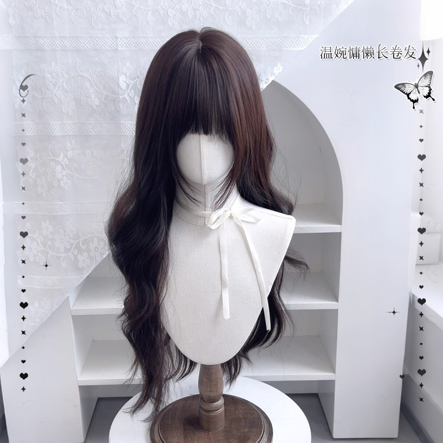 【千金小姐】lolita假发长卷发长发水波纹日常80cm萝莉洛丽塔全头套