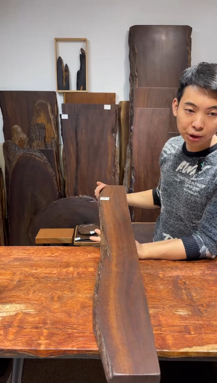 风车木（黑檀木）尺寸99*12*2.6编号583