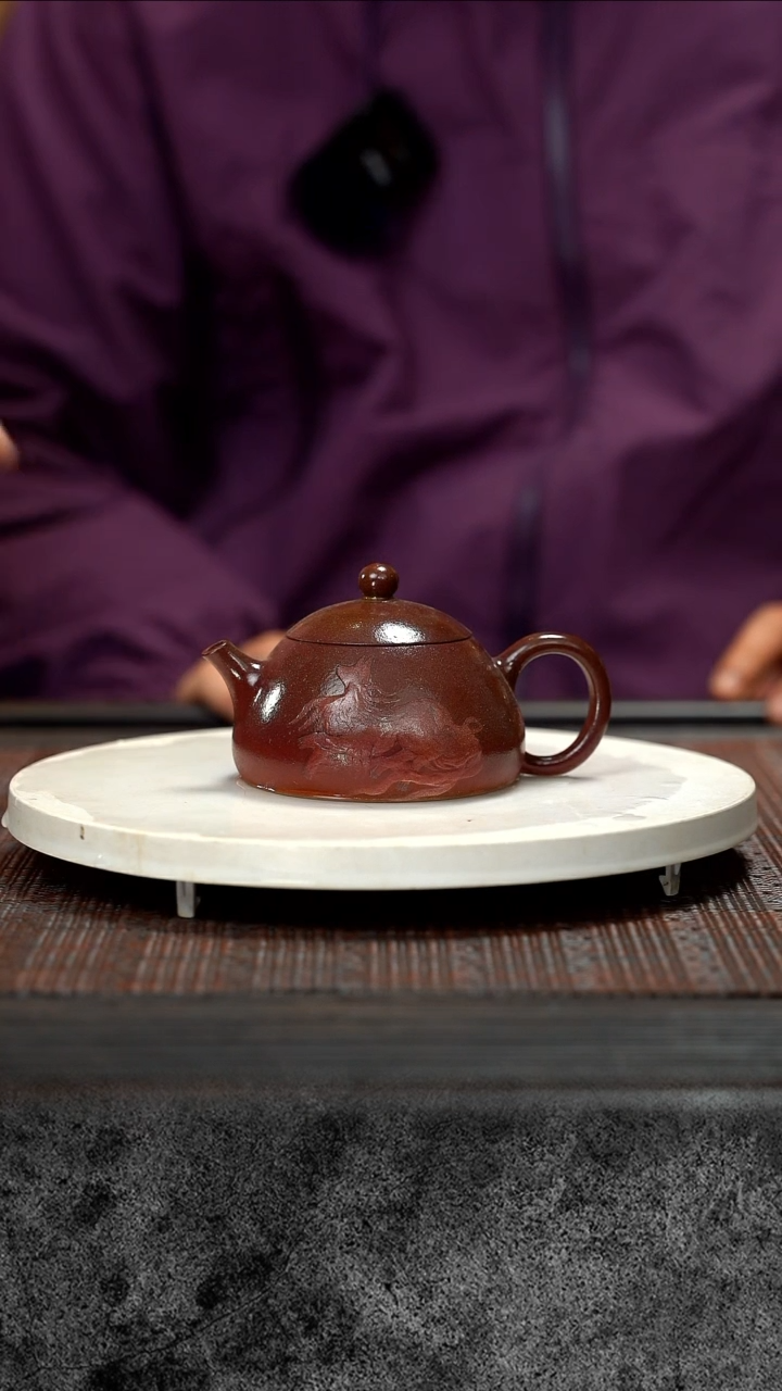 天狼 豆青柴烧 成进窑