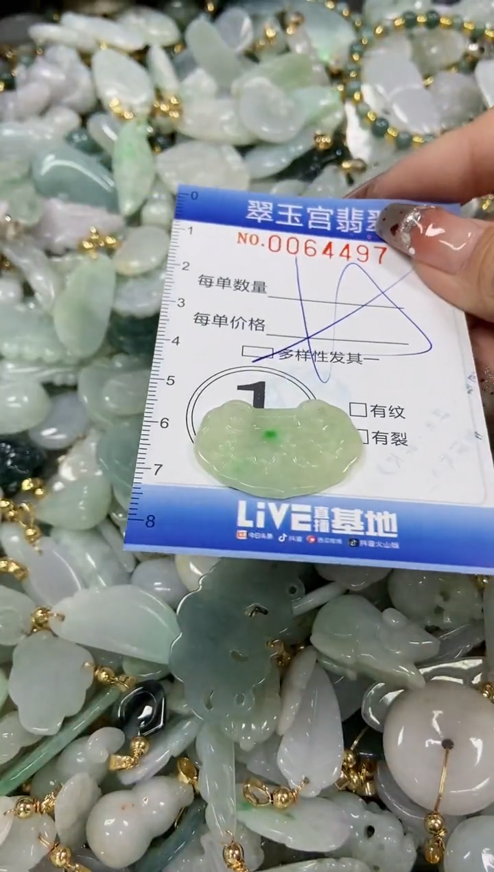 【闪购商品】翡翠颈饰未镶嵌闪购商品0064497多样性发其一