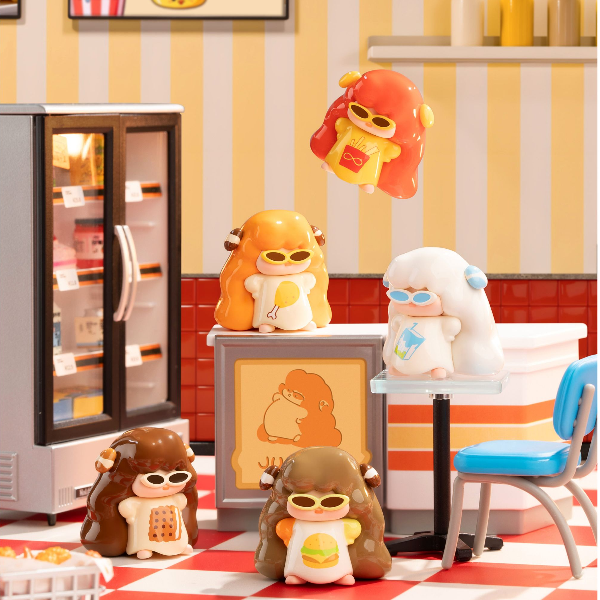 【盲发】放假吧！撅撅～初代萌粒潮玩手办（1袋5颗）