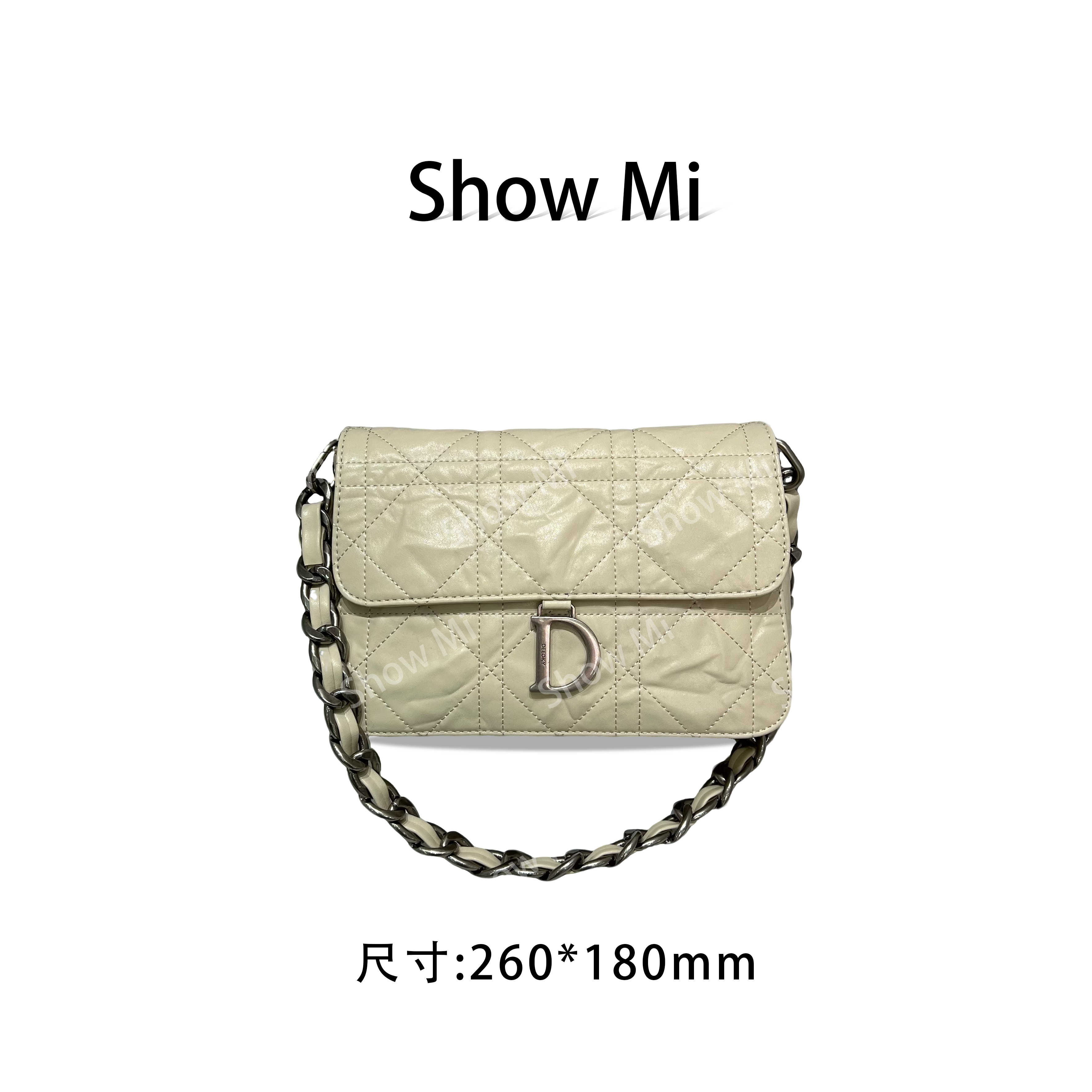 【Show Mi】ZT-D7139-游牧白-轻奢小众时尚百搭女士包包