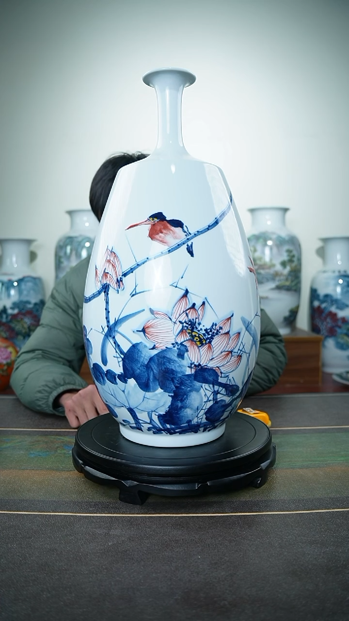 【闪购商品】摆件瓷造确保手工手绘作品
