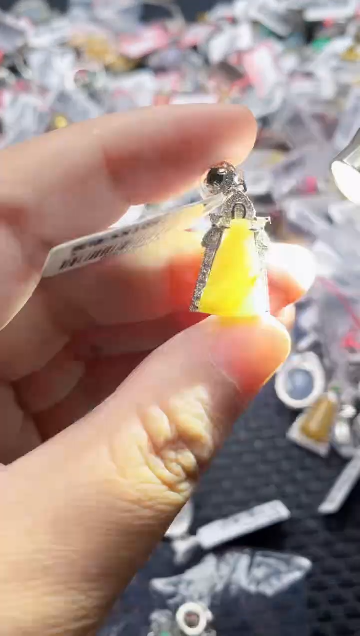 翡翠戒指银S925镶嵌3333---6