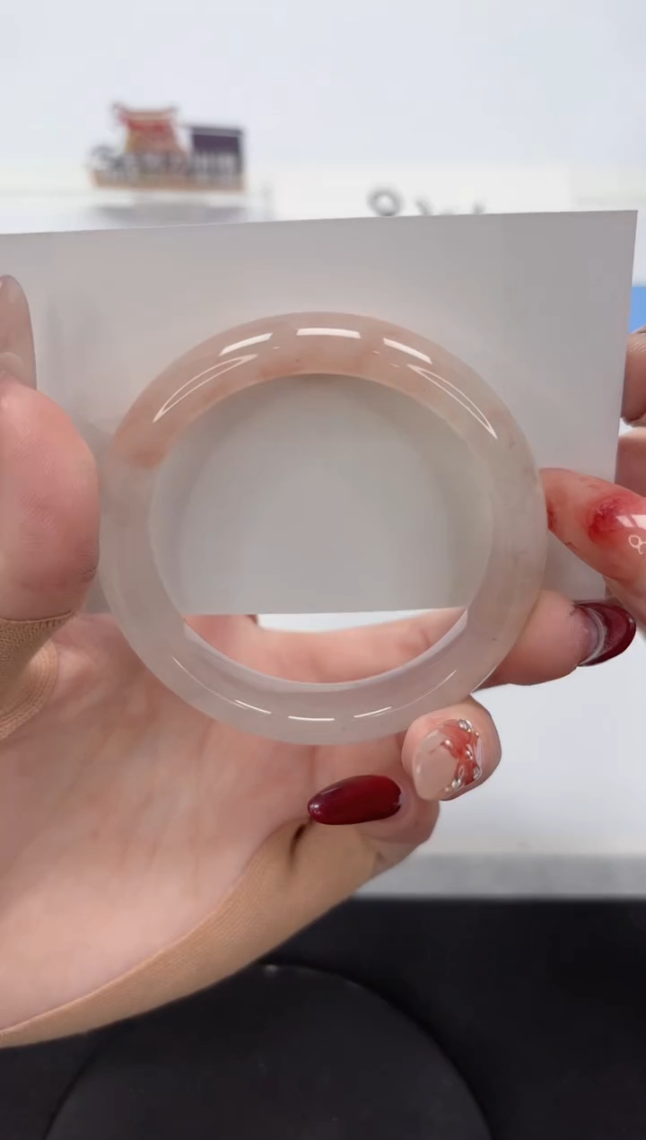 【闪购商品】石英质玉手镯未镶嵌A203-52.7