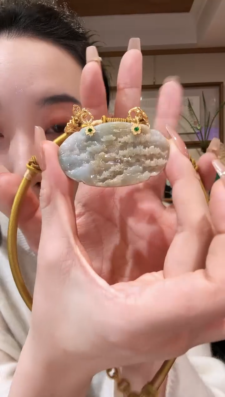 【闪购商品】翡翠颈饰未镶嵌国风