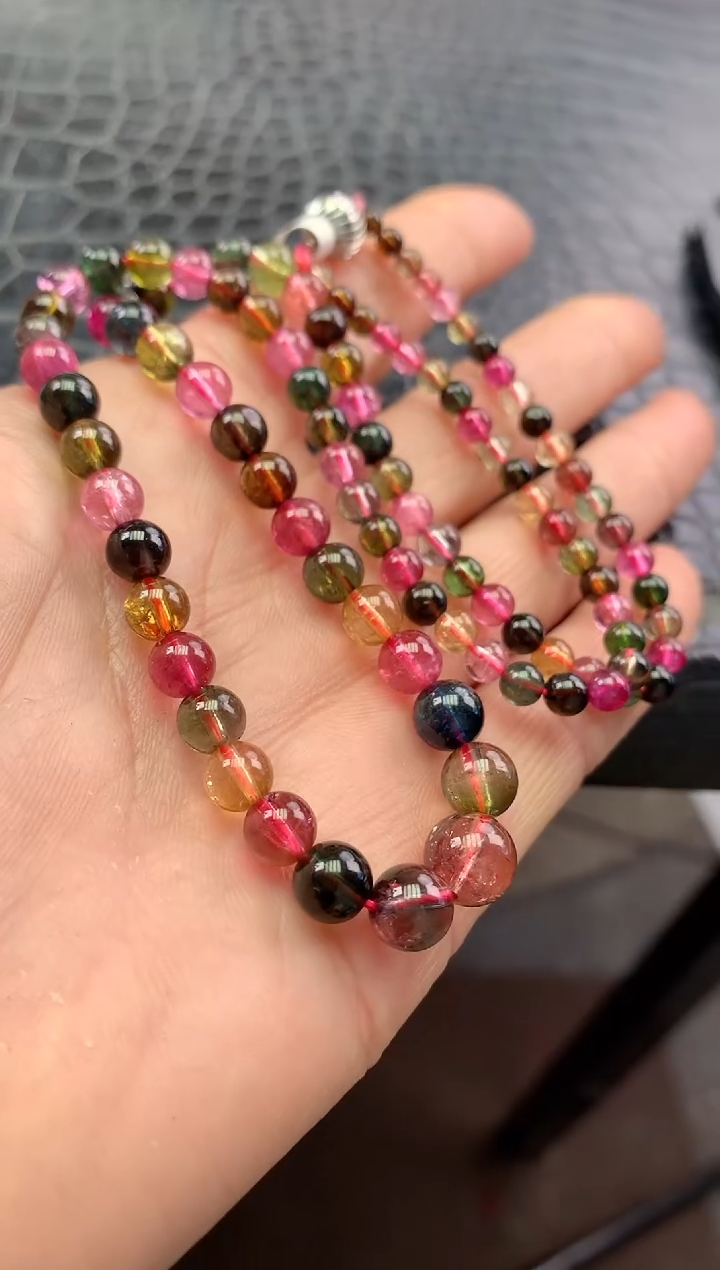 未镶嵌手串碧玺多样性发一条