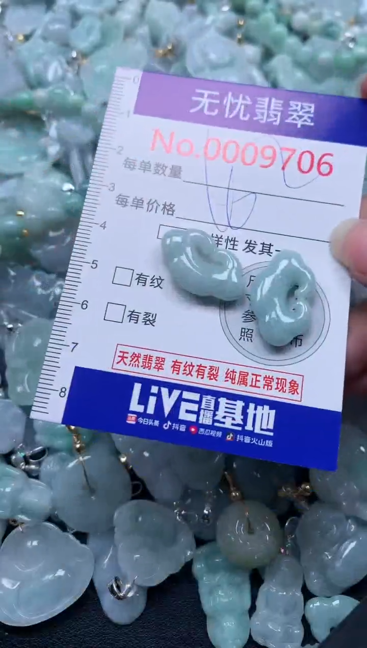 颈饰未镶嵌翡翠9706