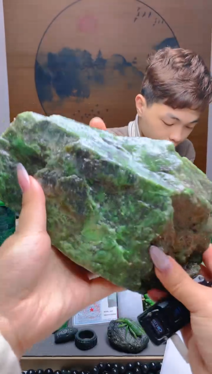 【闪购商品】和田玉（碧玉）珠宝半成品未镶嵌1