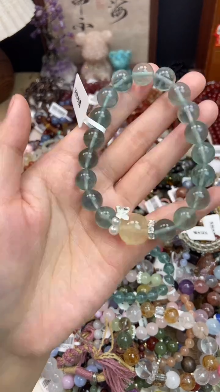 未镶嵌手链萤石377