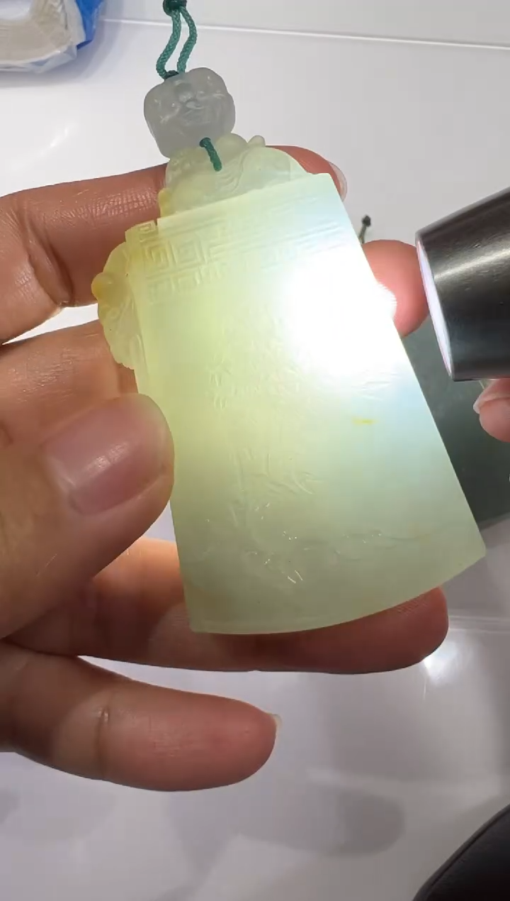 【闪购商品】定制翡翠未镶嵌无事牌