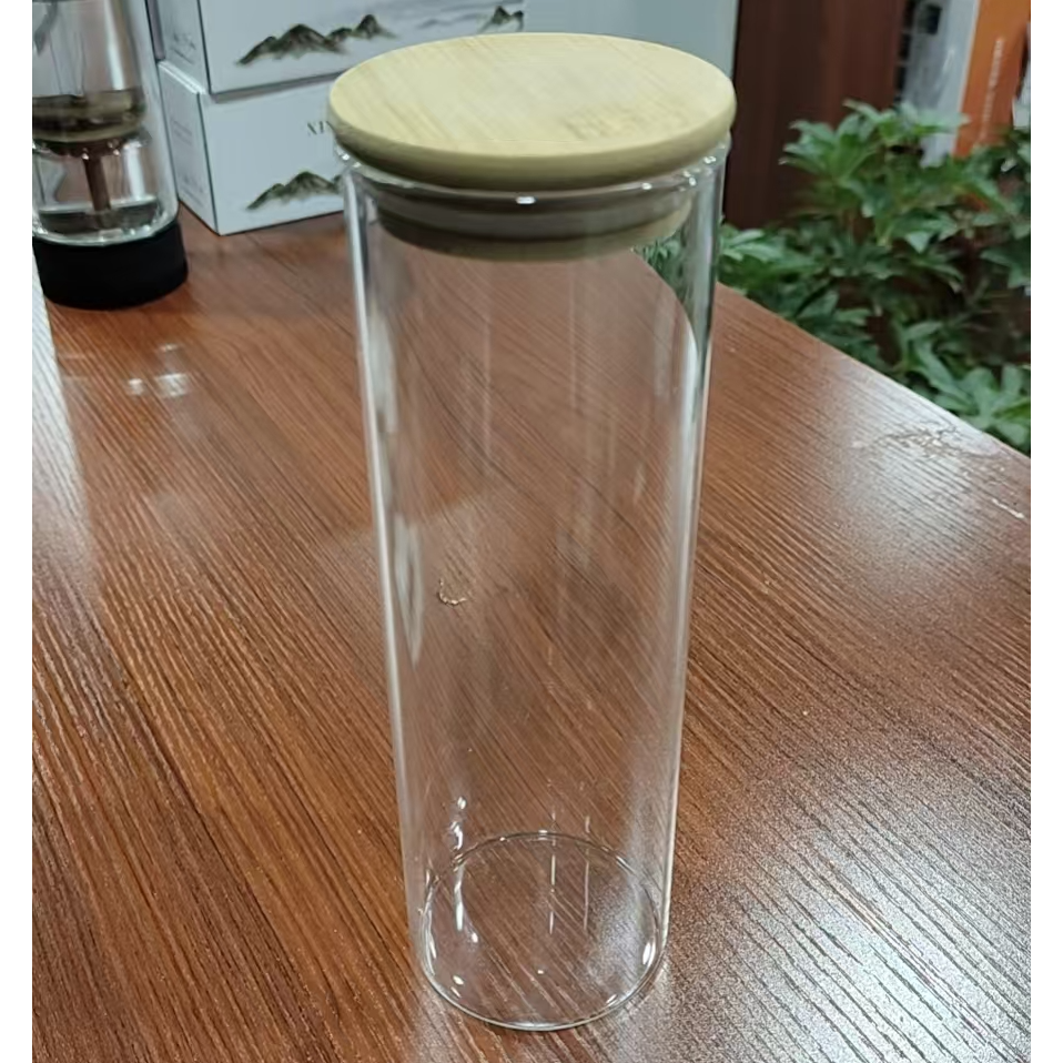 密封罐瓶玻璃密封罐过滤大容量简约透明耐热双层防烫茶壶带盖