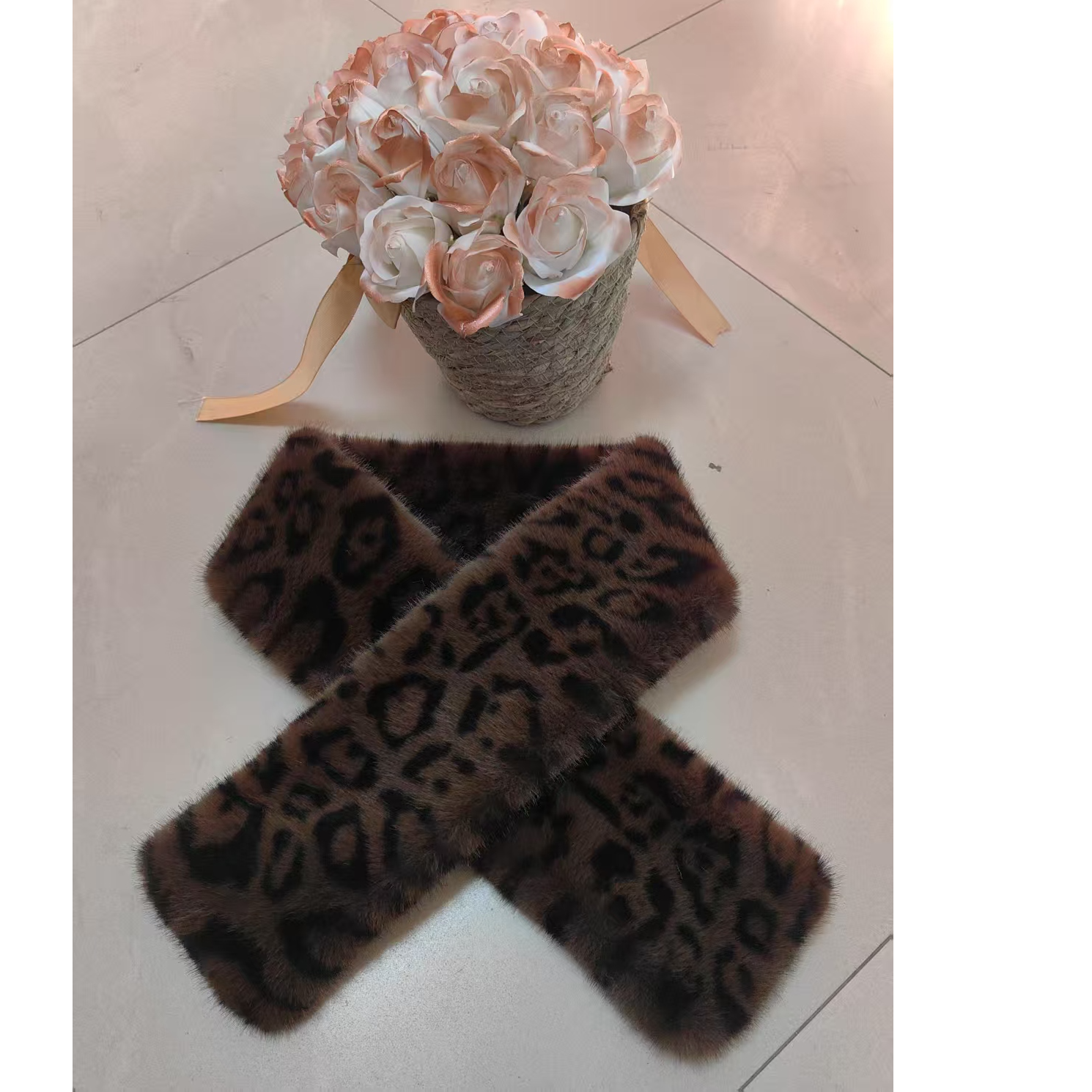 2025网红围巾时尚豹纹款经典设计