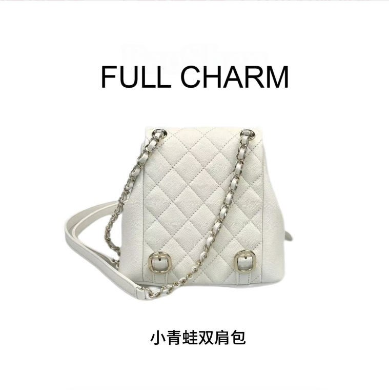 【E152】青蛙双肩包-百搭手提单肩斜挎包大容量通勤女包