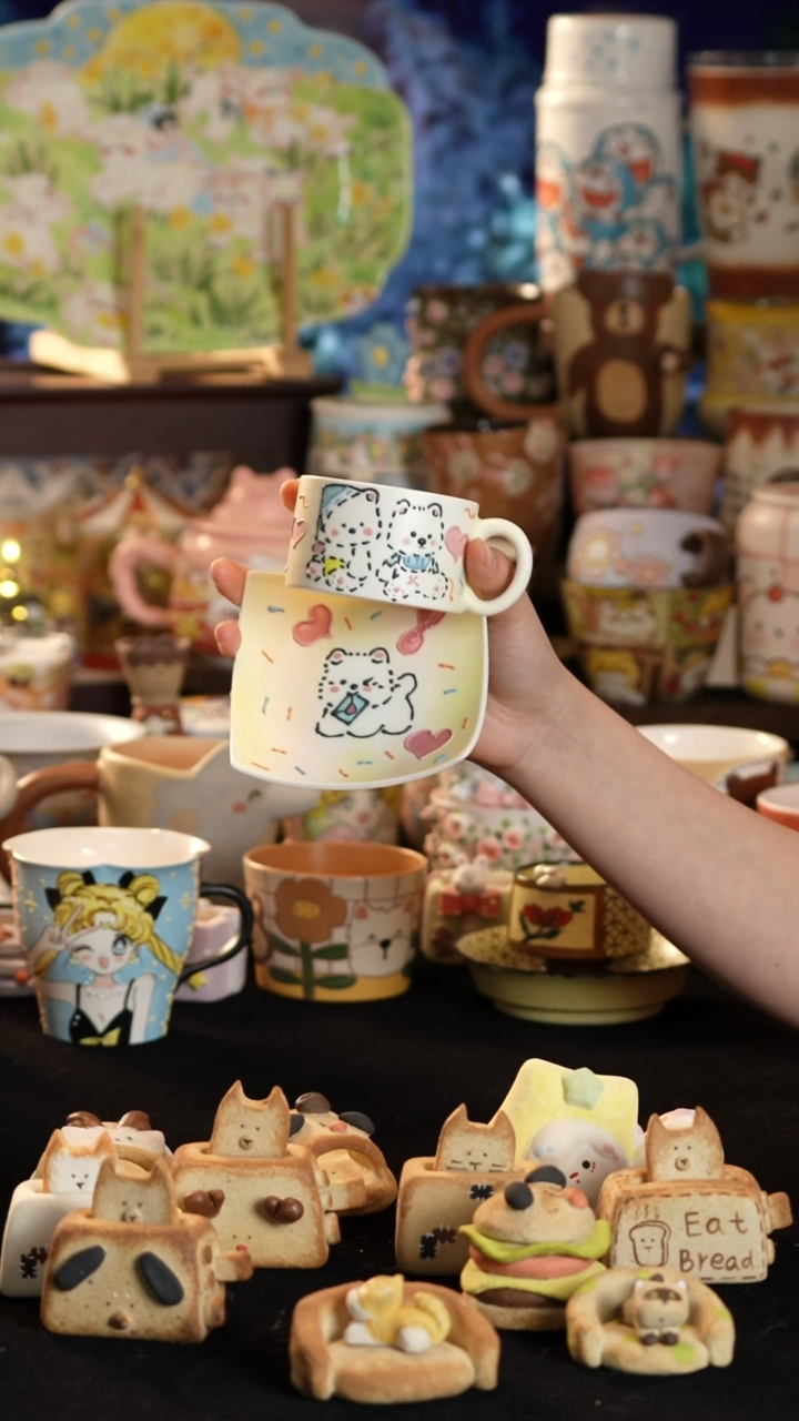 其他陶景德镇釉下彩手绘设计师款陶瓷