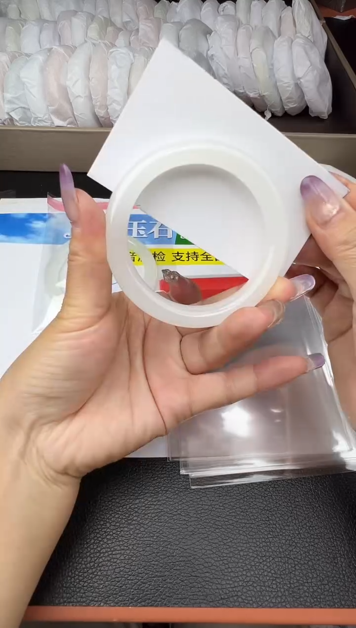 未镶嵌手镯石英质玉圈口53 54