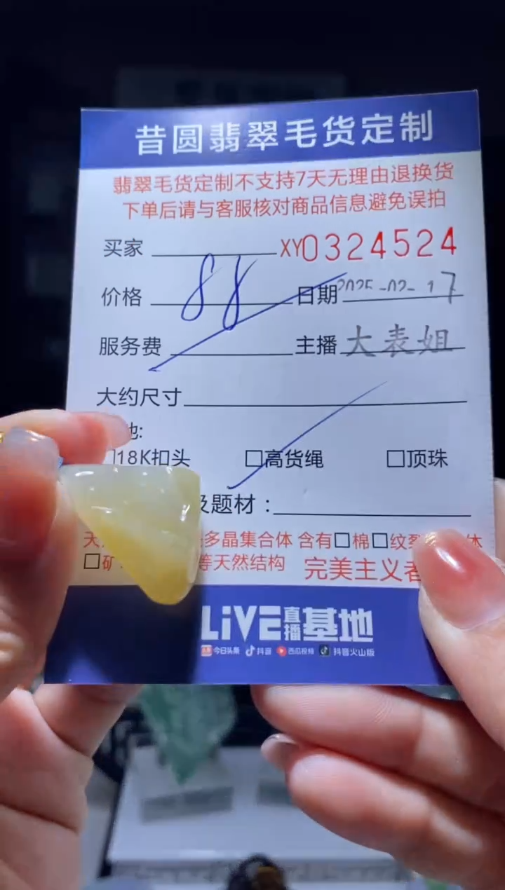 【闪购商品】翡翠颈饰未镶嵌翡翠324524