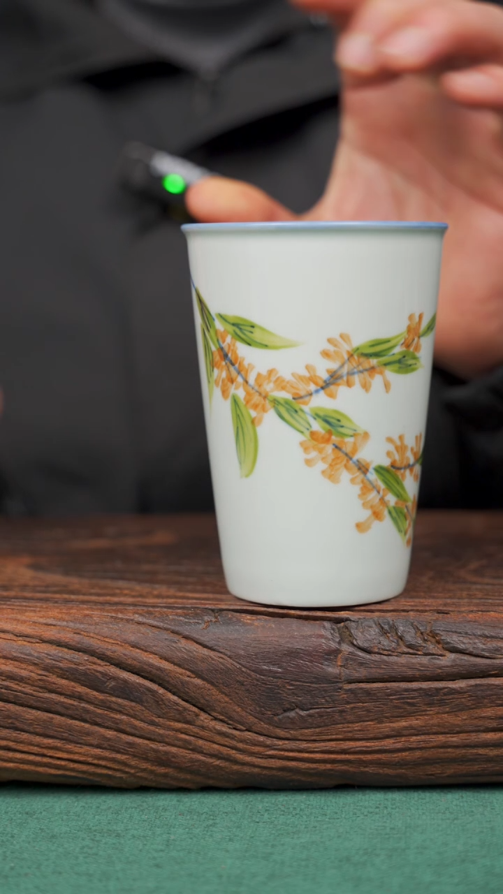 【闪购商品】瓷片103景德镇杯釉下手工手绘瓷器