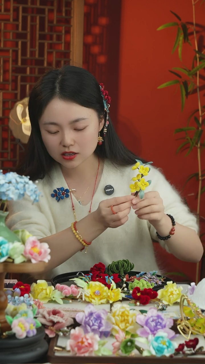 刺绣闪购纯手工非遗国风饰品