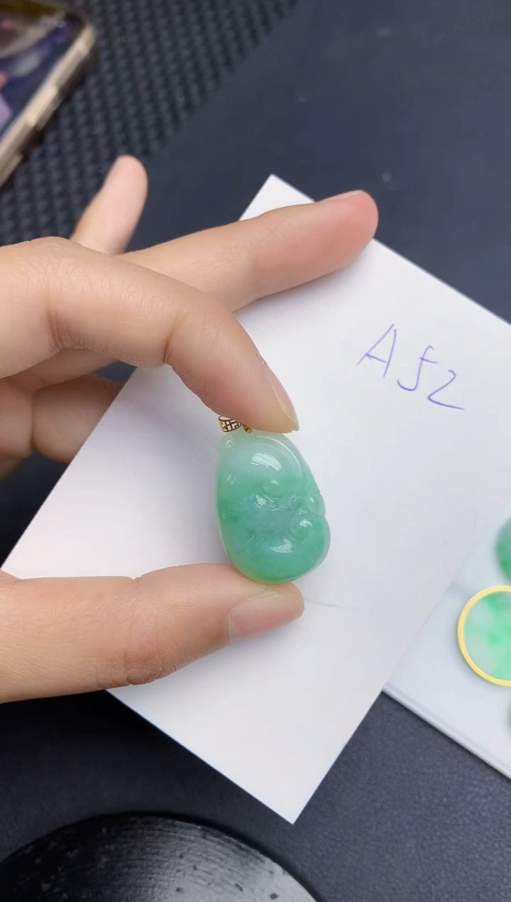 【闪购商品】翡翠颈饰18K金镶嵌000000000