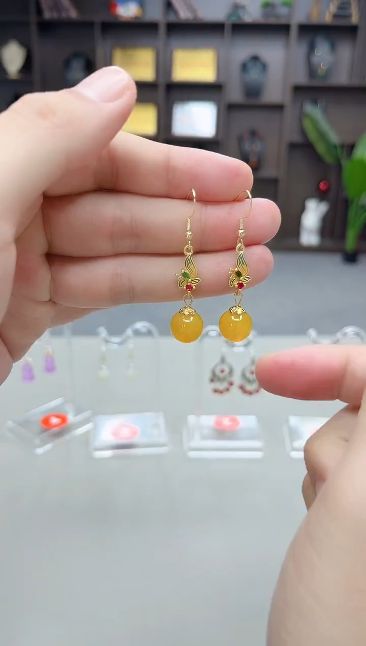 未镶嵌耳饰玛瑙/玉髓318000