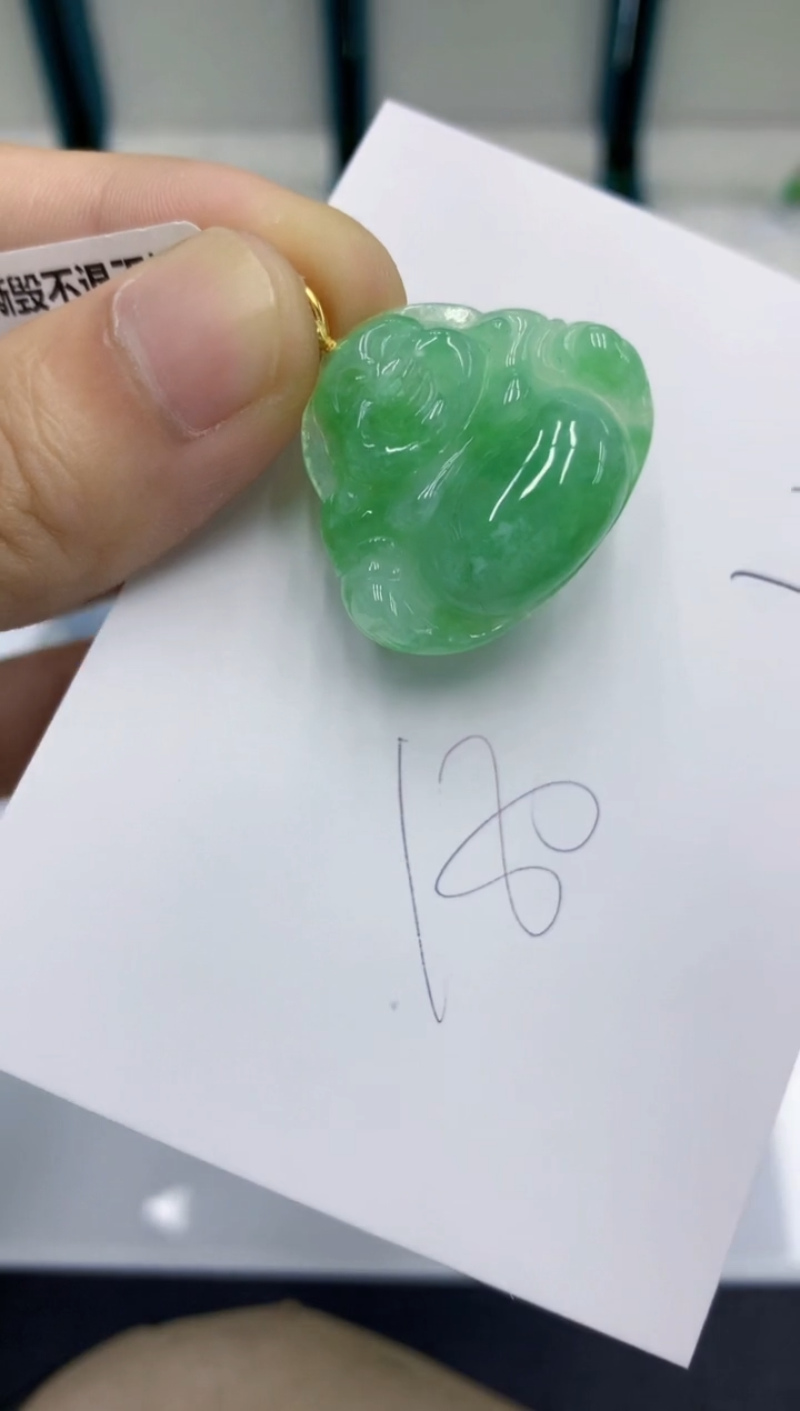 颈饰未镶嵌翡翠翡翠