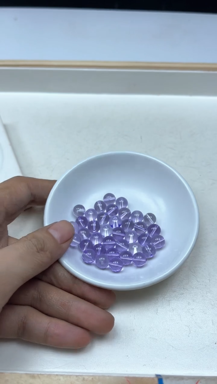 水晶珠宝半成品未镶嵌M690 维多利亚8mm25颗15元