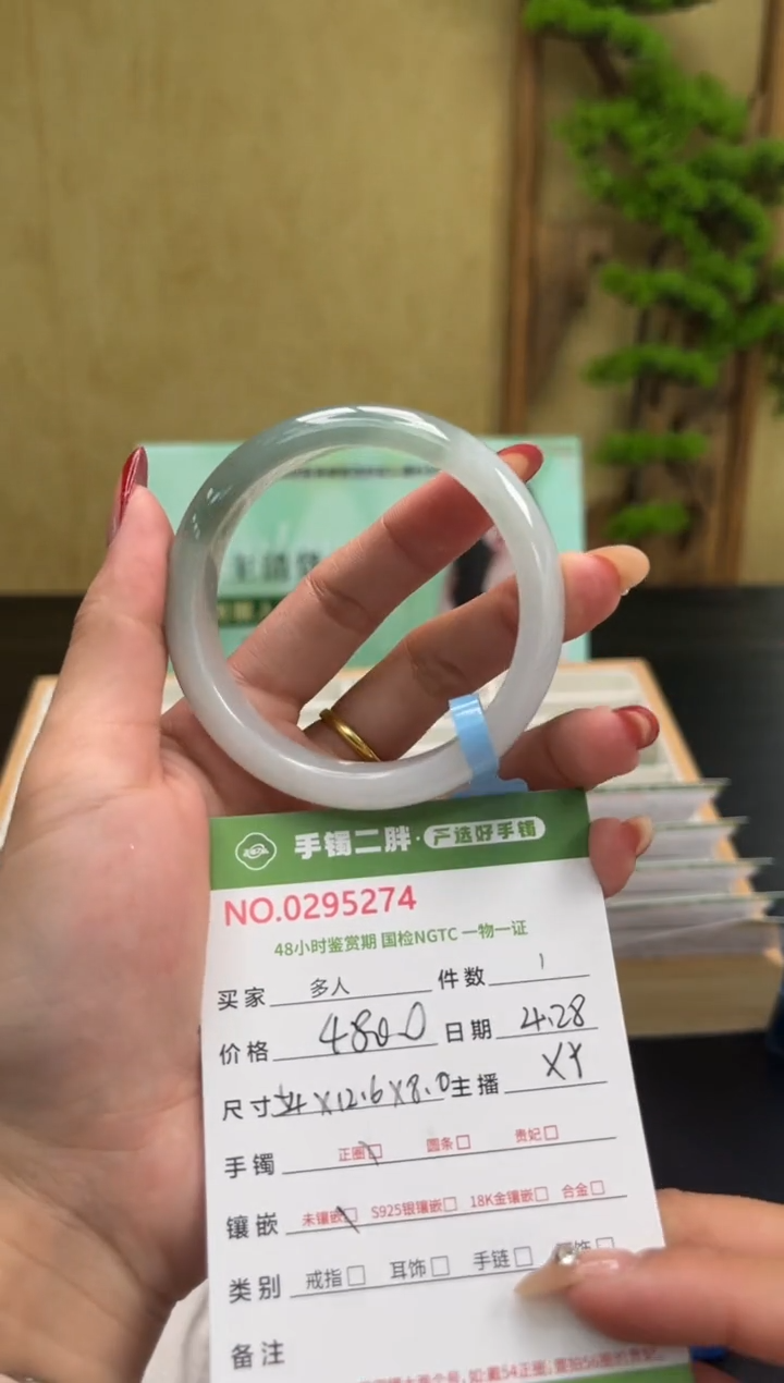 翡翠手镯未镶嵌多人