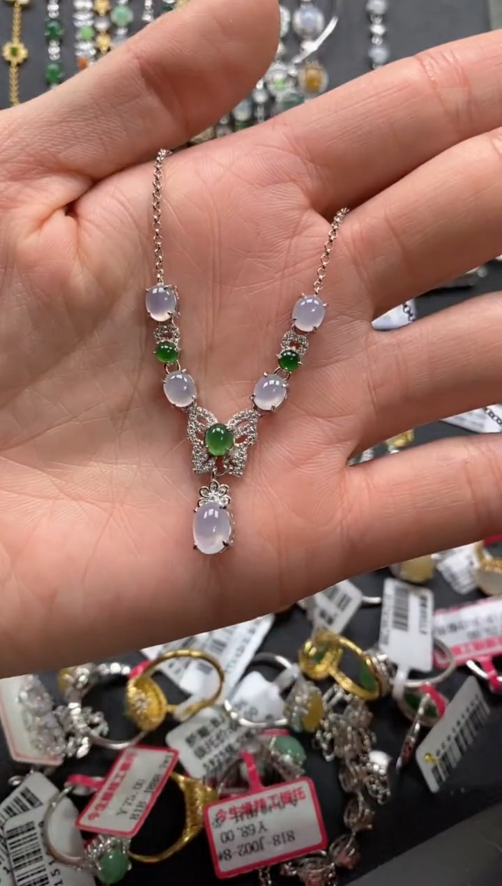 【闪购商品】翡翠戒指银S925镶嵌11111--1