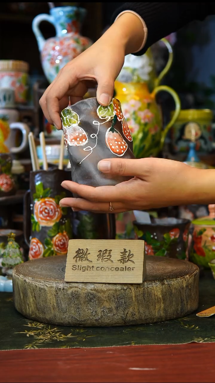 陶瓷114景德镇手工手绘釉下彩