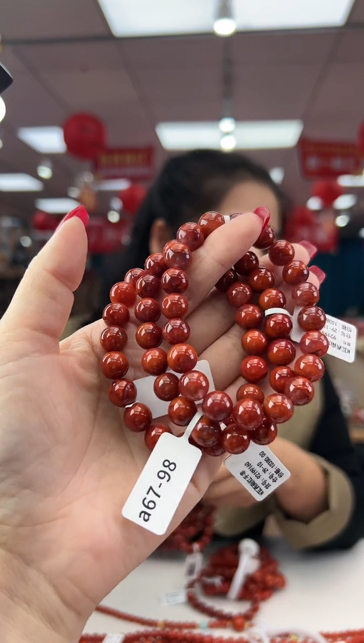 【闪购商品】南红玛瑙珠串未镶嵌多样发其一/10/92199160