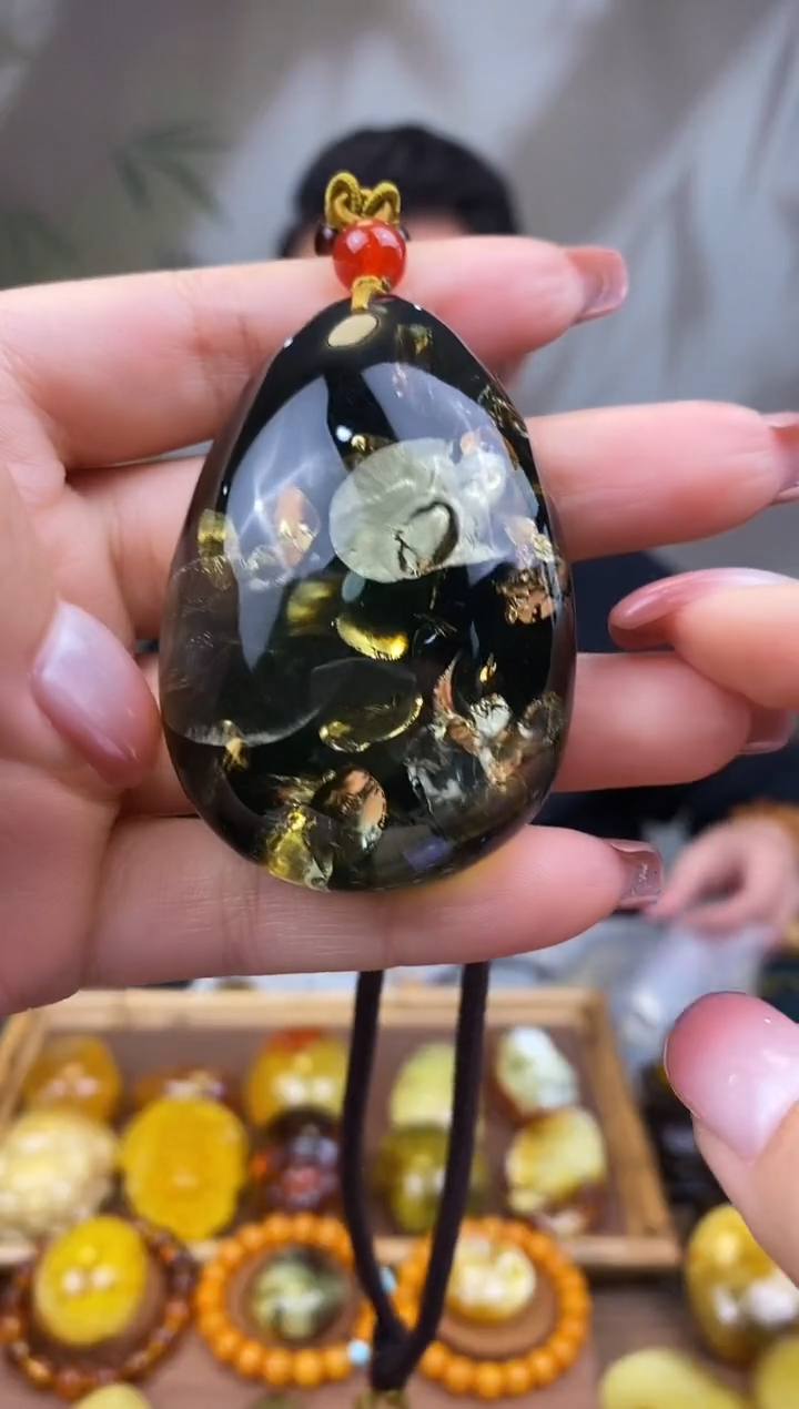 未镶嵌琥珀裸石基地发货 一物一证 顺丰包邮