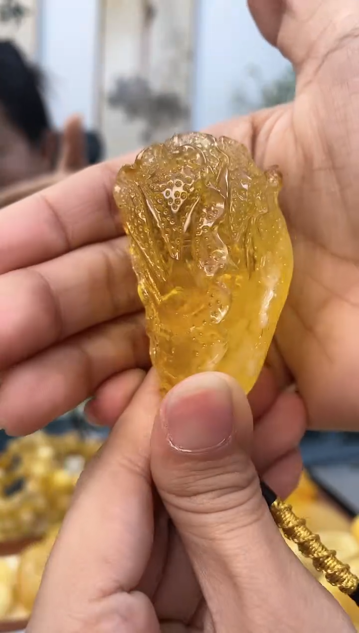 【闪购商品】蜜蜡裸石未镶嵌天然琥珀蜜蜡白菜