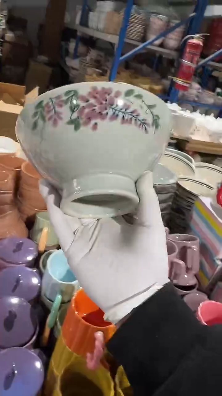 陶瓷7英寸斗笠面碗微瑕 凑满20元包邮