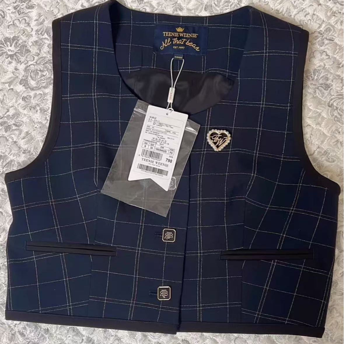【C】TEENIE WEENIE休闲上衣 TTVW221201P-NAVY