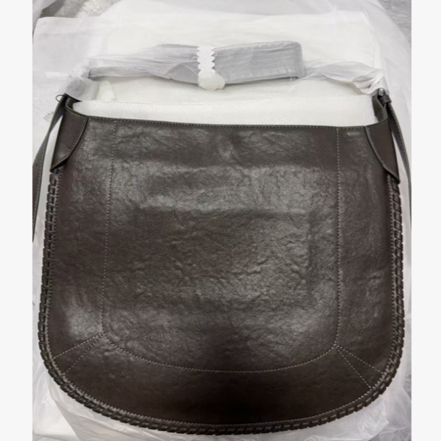 【点点福利】3619绿色【清货有瑕】真皮高定女包