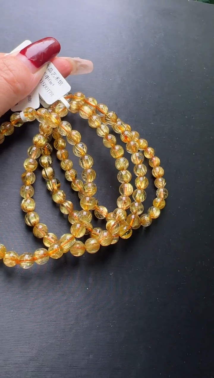 【闪购商品】水晶手串未镶嵌钛晶手串6m+多样性发一 JP38398