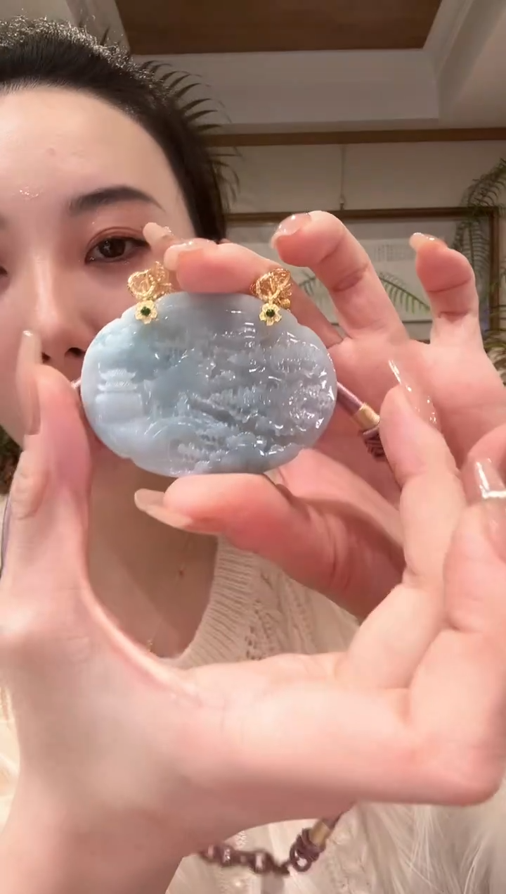 【闪购商品】翡翠颈饰未镶嵌国风