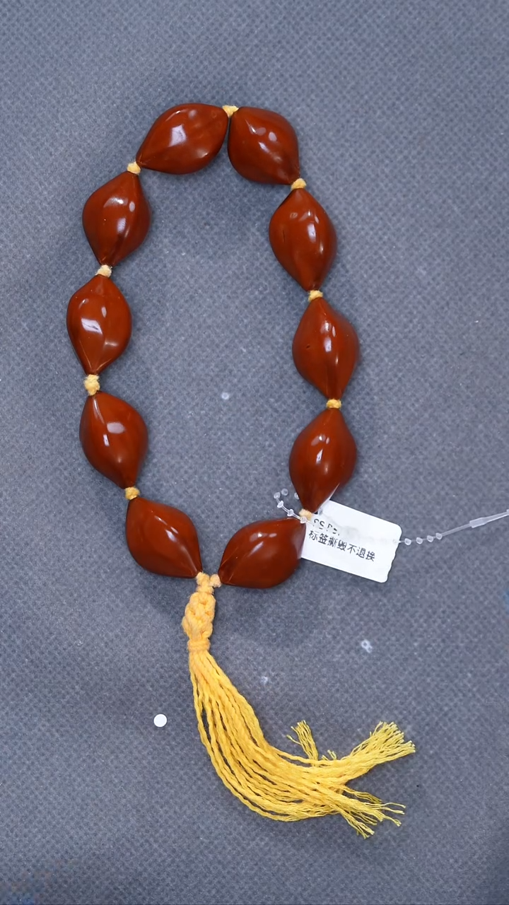 橄榄核吊坠心***.素核手持17