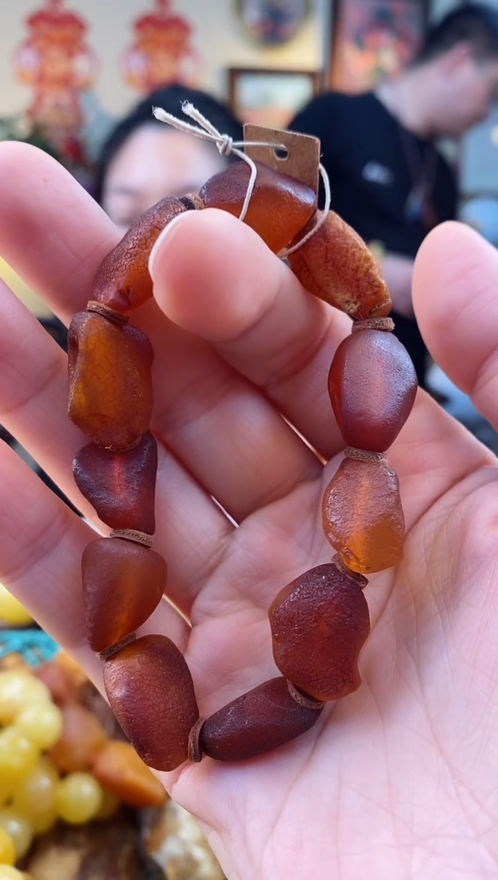 【闪购商品】琥珀手串未镶嵌手串